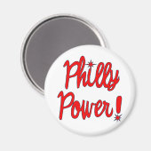 Philly Power. T-shirts, hoodies, honkbal T - shirt Magneet (Voorkant / Achterkant)