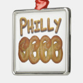 Philly Pretzels Metalen Ornament (Links)