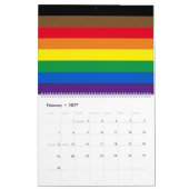 Philly Pride Diversiteit inclusief regenboogvlag Kalender (Feb 2027)