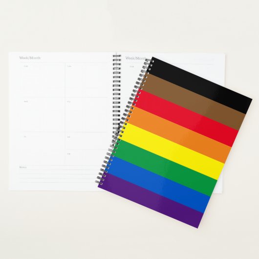 Philly Pride Diversiteit inclusief regenboogvlag Planner (Display)