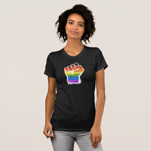 Philly Pride Fist T-shirt (Voorkant volledig)