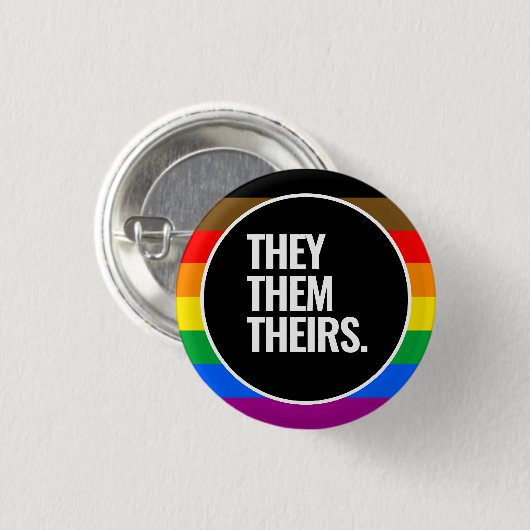 Philly Pride LGBTQPOC Ronde Button 3,2 Cm (Voorkant /achterkant)