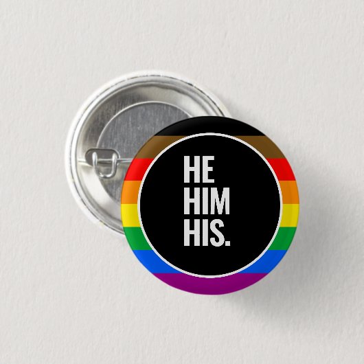 Philly Pride LGBTQPOC Ronde Button 3,2 Cm (Voorkant /achterkant)