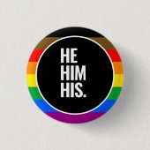 Philly Pride LGBTQPOC Ronde Button 3,2 Cm (Voorkant)