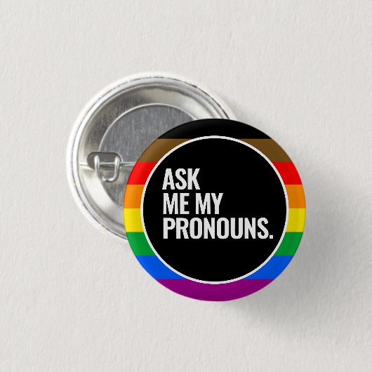 Philly Pride LGBTQPOC Ronde Button 3,2 Cm (Voorkant /achterkant)