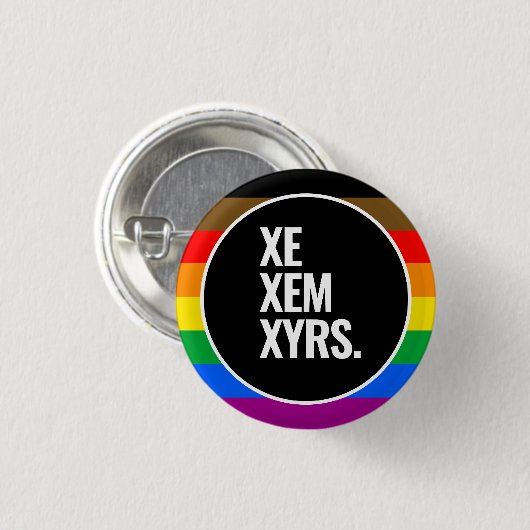 Philly Pride LGBTQPOC Ronde Button 3,2 Cm (Voorkant /achterkant)