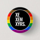 Philly Pride LGBTQPOC Ronde Button 3,2 Cm (Voorkant)