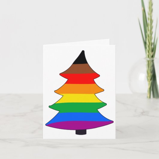 Philly Pride (QPOC) Holigay Boom Kaart (Voorkant)