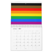 Philly Rainbow Pride Flag Kalender (Jan 2027)