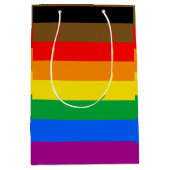 Philly Rainbow Pride Flag Medium Cadeauzakje (Voorkant)