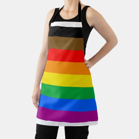 Philly Rainbow Pride Flag Schort (Insitu)