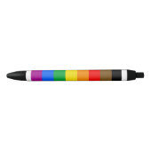 Philly Rainbow Pride Flag Zwarte Inkt Pen (Voorkant)