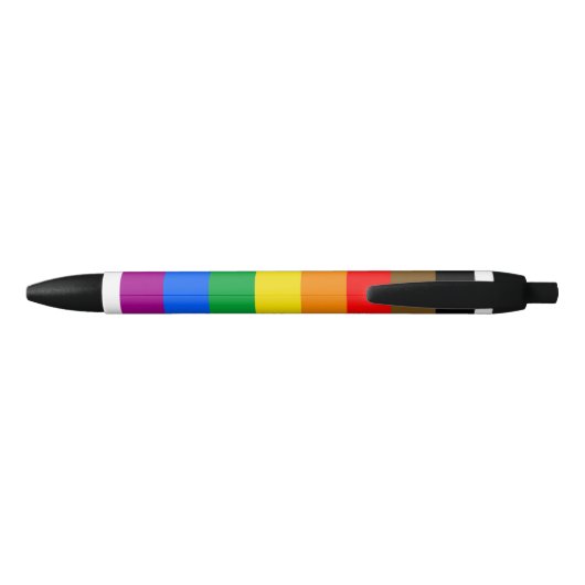 Philly Rainbow Pride Flag Zwarte Inkt Pen (Achterkant)