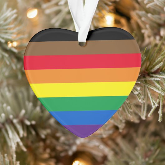 Philly rainbow pride gay incluly vlag ornament (Boom)