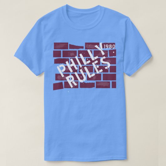 PHILLY REGELS 1980 T-SHIRT (Design voorkant)