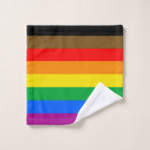 Philly Regenboog Pride Vlag Bad Handdoek (Wasdoekje)