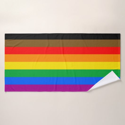 Philly Regenboog Pride Vlag Badhanddoek (Badhanddoek)