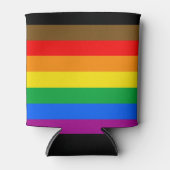 Philly Regenboog Pride Vlag Blikjeskoeler (Voorkant)