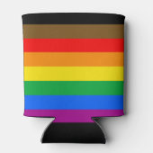 Philly Regenboog Pride Vlag Blikjeskoeler (Achterkant)