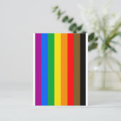 Philly Regenboog Pride Vlag Briefkaart (Staand voorkant)