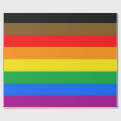 Philly Regenboog Pride Vlag Cadeaupapier (Vlak)