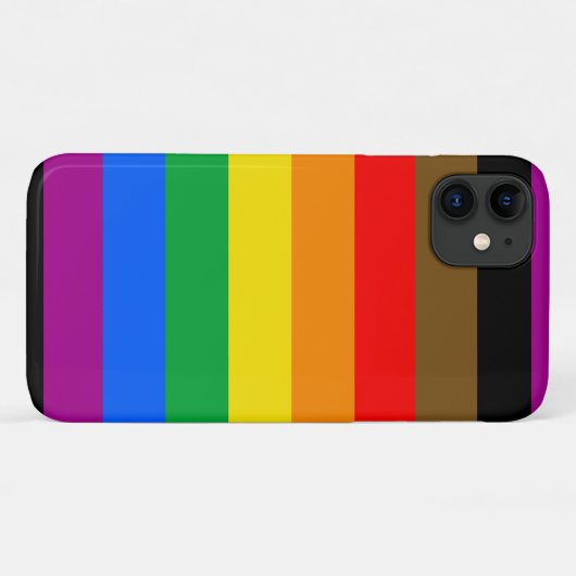 Philly Regenboog Pride Vlag Case-Mate iPhone Case (Achterkant (horizontaal))