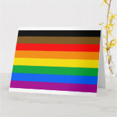 Philly Regenboog Pride Vlag Kaart (Gele Bloem)