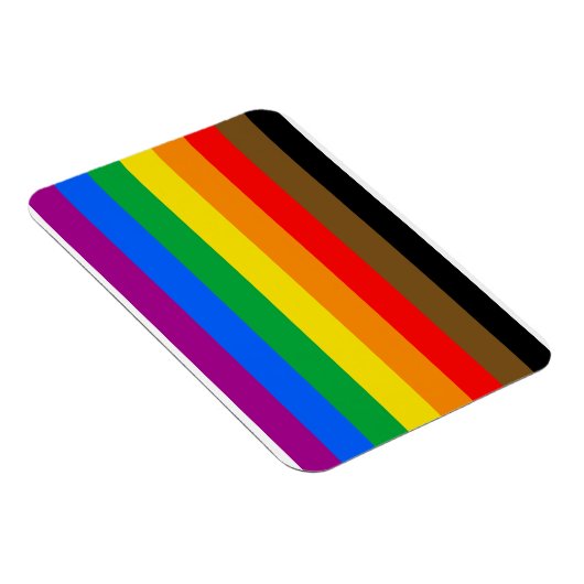 Philly Regenboog Pride Vlag Magneet (Rechterzijde)