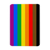Philly Regenboog Pride Vlag Magneet (Verticaal)