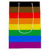 Philly Regenboog Pride Vlag Medium Cadeauzakje (Achterkant)