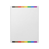 Philly Regenboog Pride Vlag Notitieblok (Linkerzijde)