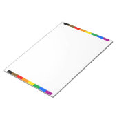 Philly Regenboog Pride Vlag Notitieblok (Schuin)