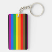 Philly Regenboog Pride Vlag Sleutelhanger (achterkant)