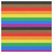 Philly Regenboog Pride Vlag Stof (Close Up)