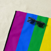 Philly Regenboog Pride Vlag Strandlaken (In situ)