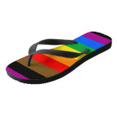Philly Regenboog Pride Vlag Teenslippers (Schuin)