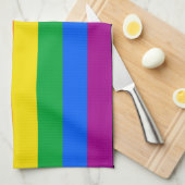 Philly Regenboog Pride Vlag Theedoek (Quarter Fold)
