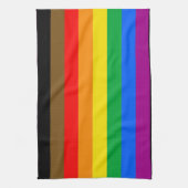 Philly Regenboog Pride Vlag Theedoek (Verticaal)
