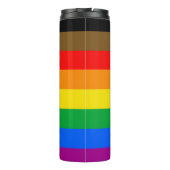 Philly Regenboog Pride Vlag Thermosbeker (Achterkant)