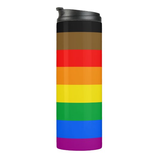 Philly Regenboog Pride Vlag Thermosbeker (Geroteerd rechts)