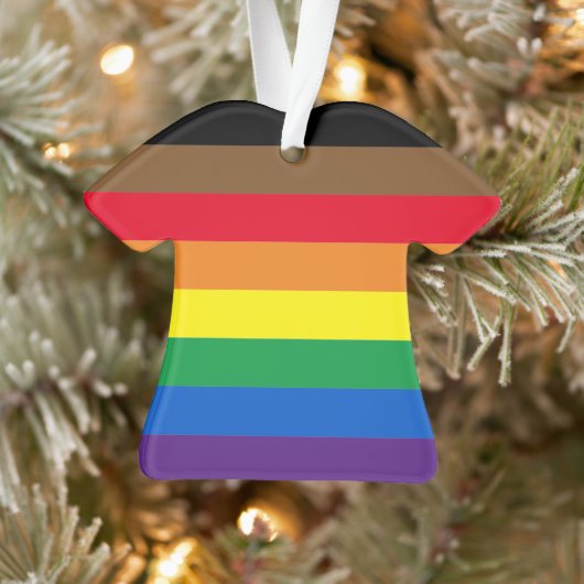 Philly regenboogpride homo's kerst ornament (Boom)