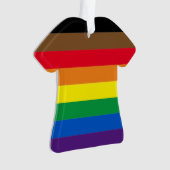Philly regenboogpride homo's kerst ornament (voorkant)