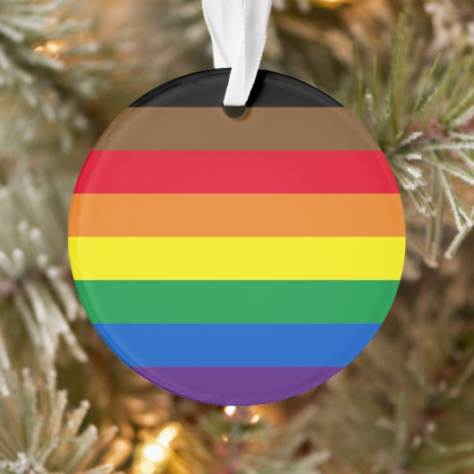 Philly regenboogpride homo's kerst ornament (Boom)