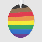 Philly regenboogpride homo's kerst ornament (voorkant)