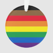 Philly regenboogpride homo's kerst ornament (voorkant)