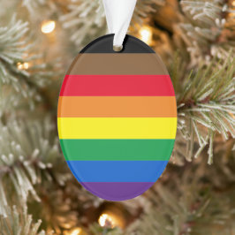 Philly regenboogpride homo's kerst ornament