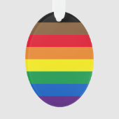 Philly regenboogpride homo's kerst ornament (voorkant)