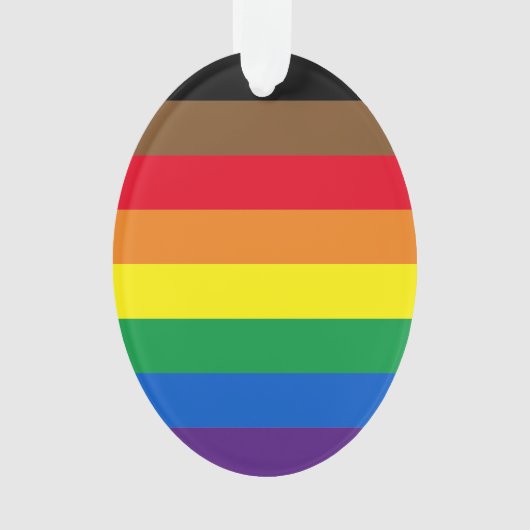 Philly regenboogpride homo's kerst ornament (voorkant)