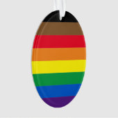 Philly regenboogpride homo's kerst ornament (voorkant)