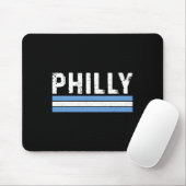 Philly Retro Vintage Philadelphia Pennsylvania Tou Muismat (Met muis)